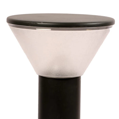 Black Cone-Shaped Garden Bollard (LL 7362-65-BK)
