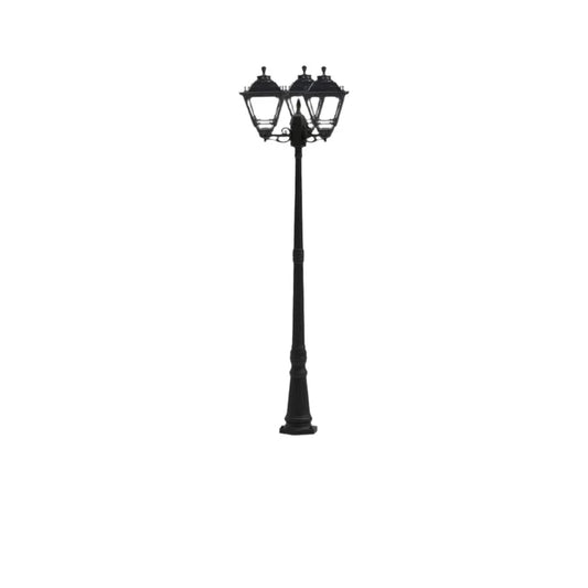 BOLLARD LIGHT PLASTIC E27 40W IP44 BK