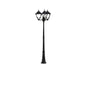BOLLARD LIGHT PLASTIC E27 40W IP44 BK