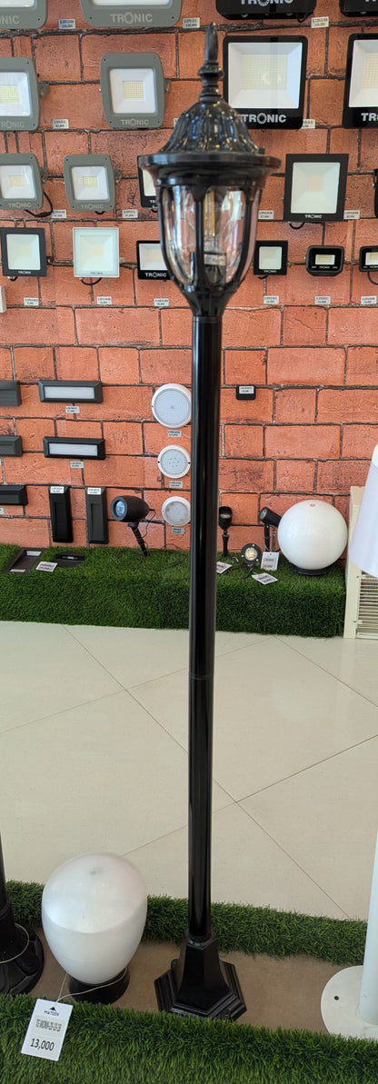 Modern Plastic Bollard Light E27 40W IP44 BK (LL 908P-10-BK)