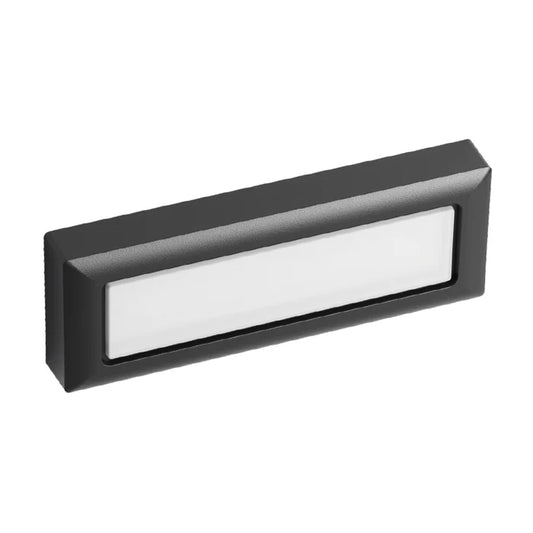 Rectangular LED Step Light – Black Frame, 7W, IP65 (LL STEP-01-TC)