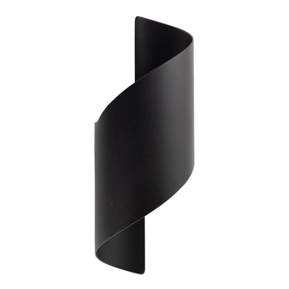 Black Spiral Wall Light (LL 6006-BK-WW)