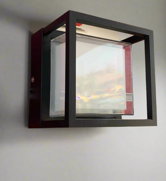 Black Integrated Bulkhead Warm White Fitting (LL 6037-BK-WW)