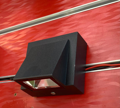 Modern Minimalist Square-shaped Down Wall Light LL 6040-BK-WW