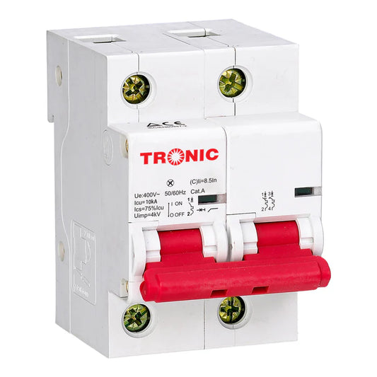 MCB – 2 Pole 10KA Miniature Circuit Breaker 125A (MC 10K125-02)