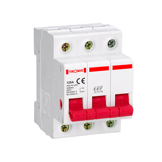 125A 4Pole MCB Isolator
