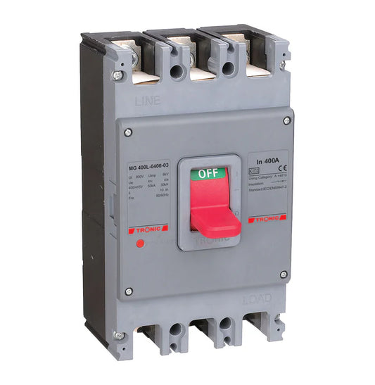 MCCB 3 Pole 400A MG Range (MG 400L-0400-03)