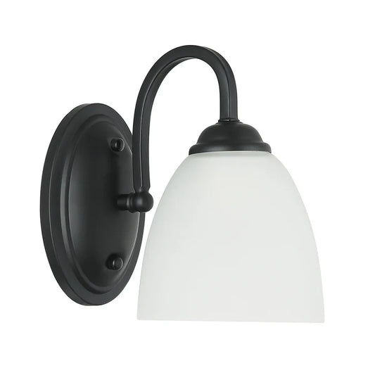 Classic Wall Light With Frosted Glass Shade