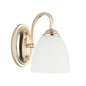 Classic Wall Light With Frosted Glass Shade