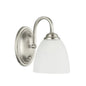 Classic Wall Light With Frosted Glass Shade
