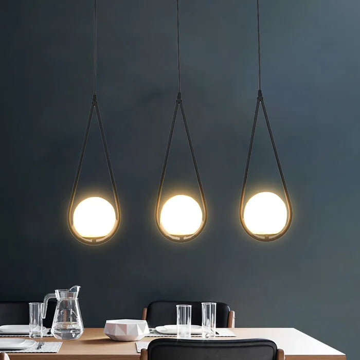 Contemporary Triple Pendant Light - Warm White (PL 8110-03)