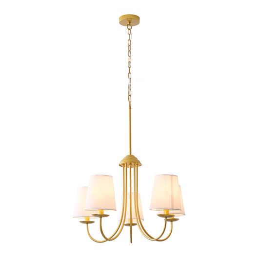 Golden chandelier Lamp – 5XE14 (PL 1144-05-GO)