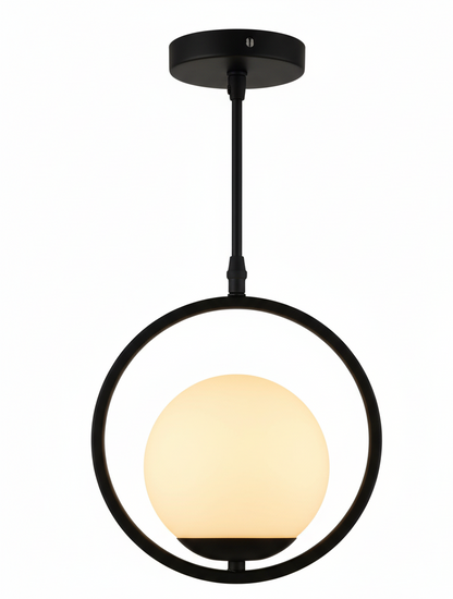 Tronic Pendant Lamp - Black & White (PL 1167-01-BK)