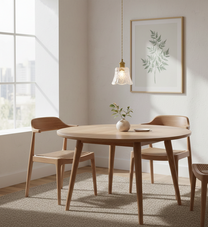 Vintage Floral Crystal Pendant Light 1*E27 (PL 2024-13-GL-CL)