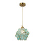 Decorative Floral Glass Pendant Light