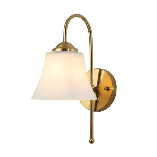 Modern Square Frosted Glass Wall Light PL 2522-GL-WH