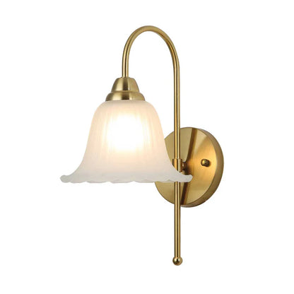 Vintage Bell-Shaped Wall Light (PL 2530-GL-WH)