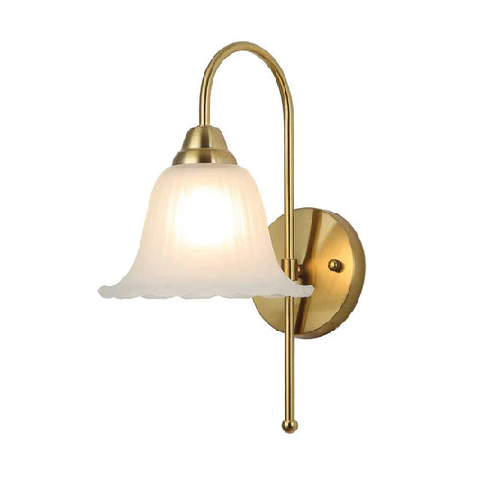 Vintage Bell-Shaped Wall Light PL 2530-GL-WH