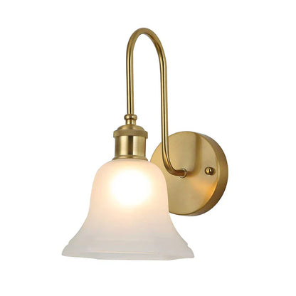 Decorative Hexagonal Frosted Glass Wall Light (PL 2544-GL-WH)