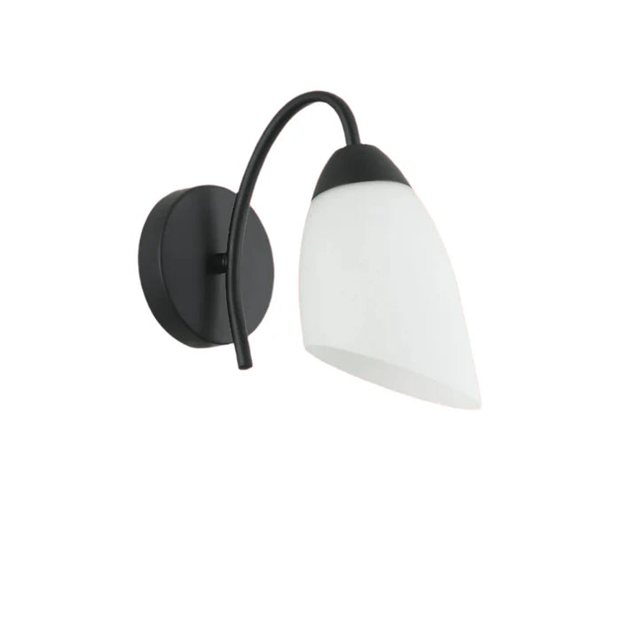 Modern Wall Light Fixture with Frosted Glass