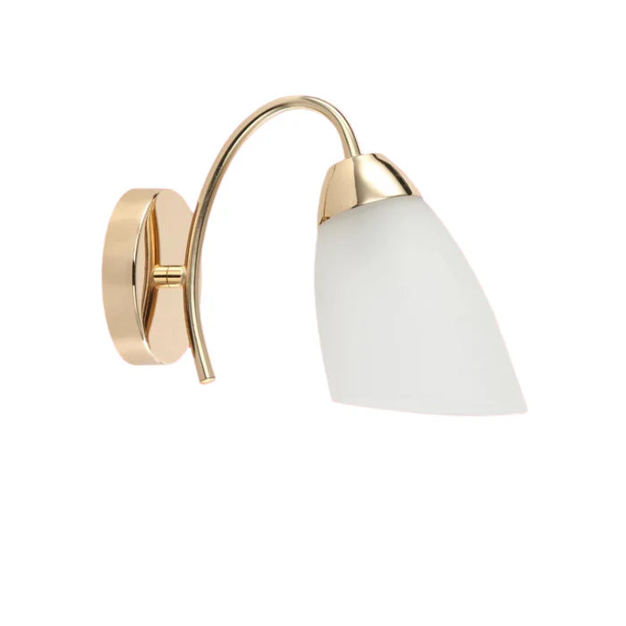 Modern Wall Light Fixture with Frosted Glass