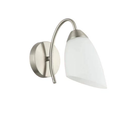 Modern Wall Light Fixture with Frosted Glass