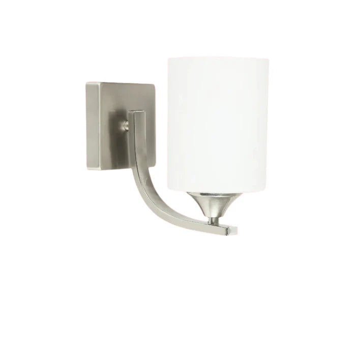 Cylindrical Frosted Glass Shade Wall Lamp PL 7015-27-01