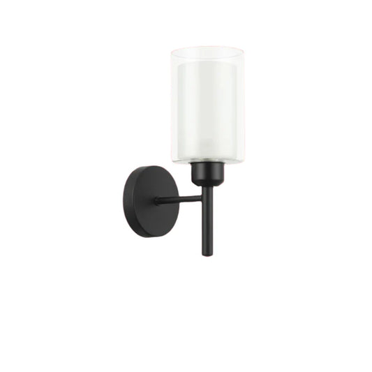 Single Wall Light with Clear Glass Shade