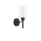 Single Wall Light with Clear Glass Shade