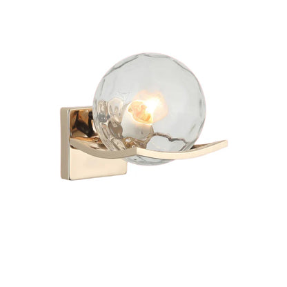 Clear Glass Globe Wall Lamp PL 7017-27-01