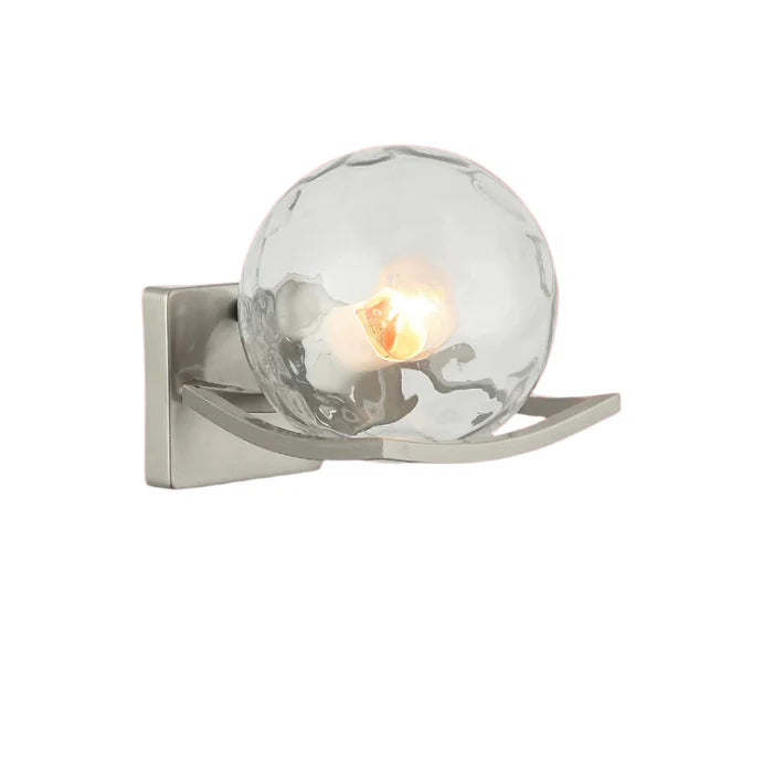 Clear Glass Globe Wall Lamp PL 7017-27-01