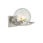 Clear Glass Globe Wall Lamp PL 7017-27-01