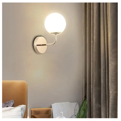 Nordic Modern Wall Lamp Luxury Glass Globe PL 7018-27-01