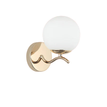Modern Minimalist Wall Lamp Frosted Glass Globe Light