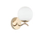 Modern Minimalist Wall Lamp Frosted Glass Globe Light