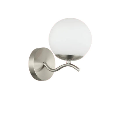 Modern Minimalist Wall Lamp Frosted Glass Globe Light