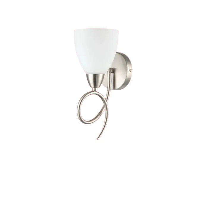 Modern Wall Light with Frosted Glass Shade