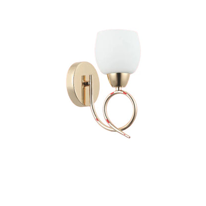 Modern Wall Light with Frosted Glass Shade