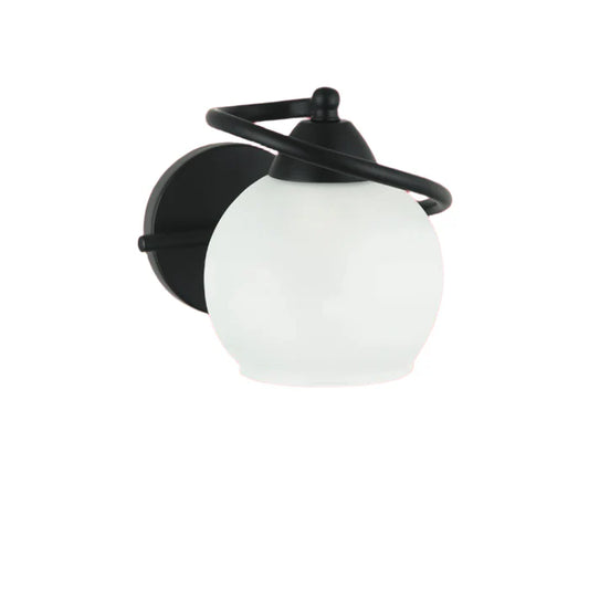 Contemporary Wall Light With Frosted Glass Shade PL 7025-27-01