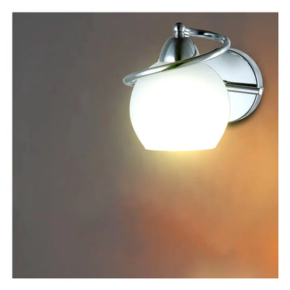 Contemporary Wall Light With Frosted Glass Shade PL 7025-27-01
