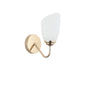 Modern Wall Light with Frosted Glass Tulip Shade