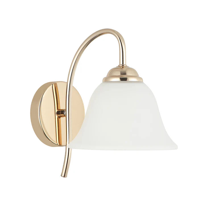Wall Sconce Light With Frosted Glass Shade