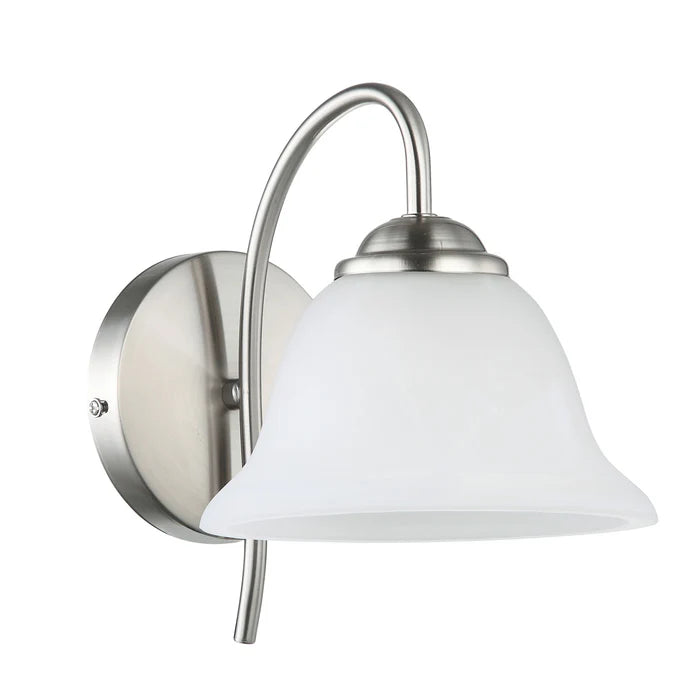Wall Sconce Light With Frosted Glass Shade