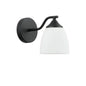 Indoor Modern Matte Wall Light Sconce with Frosted Glass Shade