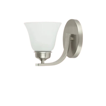 Premium Indoor Wall Light Matte Wall Sconce with Frosted Glass Shade