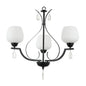 3-Light Frosted Glass Pendant