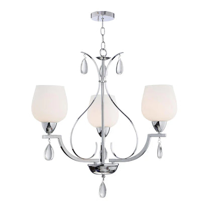 3-Light Frosted Glass Pendant (PL 7039-27-03-)
