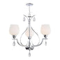 3-Light Frosted Glass Pendant