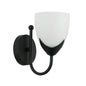 Elegant Silver/Black and White Wall Lamp