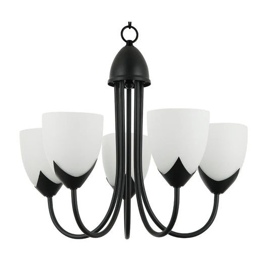 5-Light Pendant Lamp Classic Chandelier Style